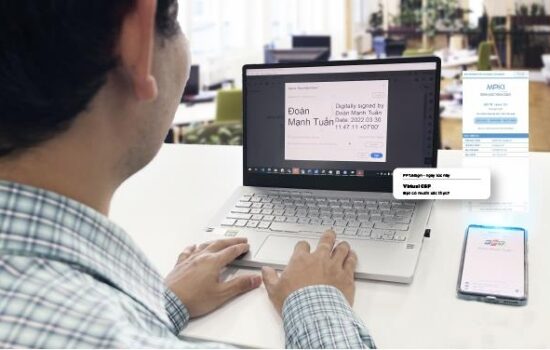 FPT.eSign supporting the XAdES standard for electronic document signing
