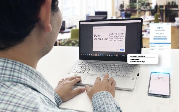 FPT.eSign supporting the XAdES standard for electronic document signing